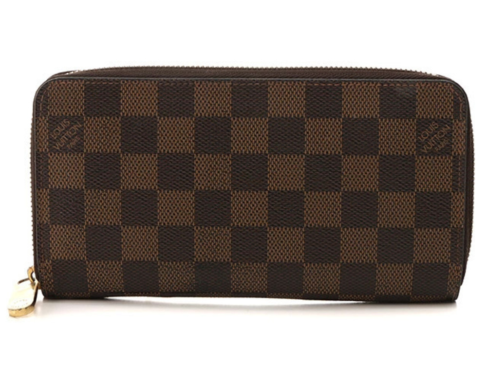 LOUIS VUITTON Zippy Wallet Round Zip Long Damier